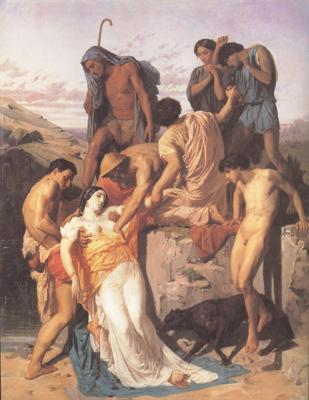 Adolphe William Bouguereau Zenobia.found by shepherds on the Banks of the Araxes  (mk26) France oil painting art